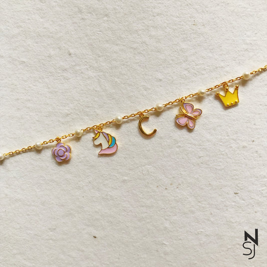 Custom Initial Charm Bracelet