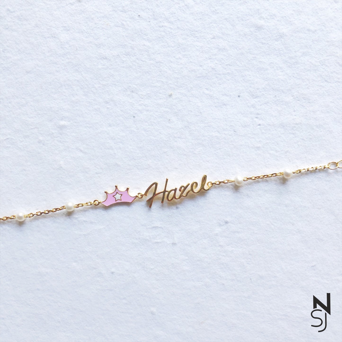 Custom Name Tiara Bracelet