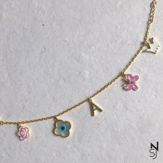 Sassy Little Girl Charm Bracelet