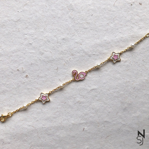 Flamingo & Stars Bracelet