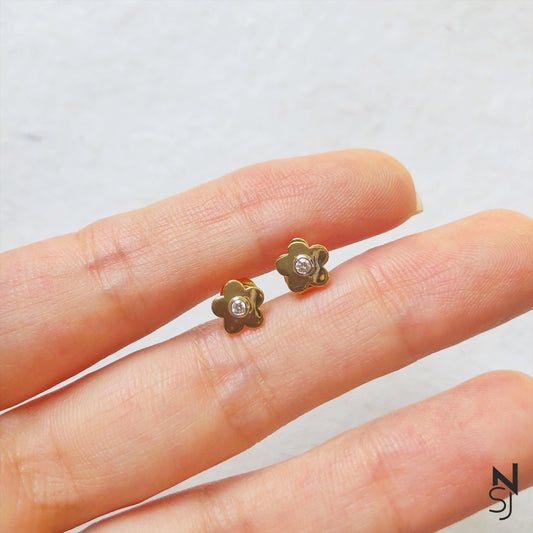 Blooming Flower Studs