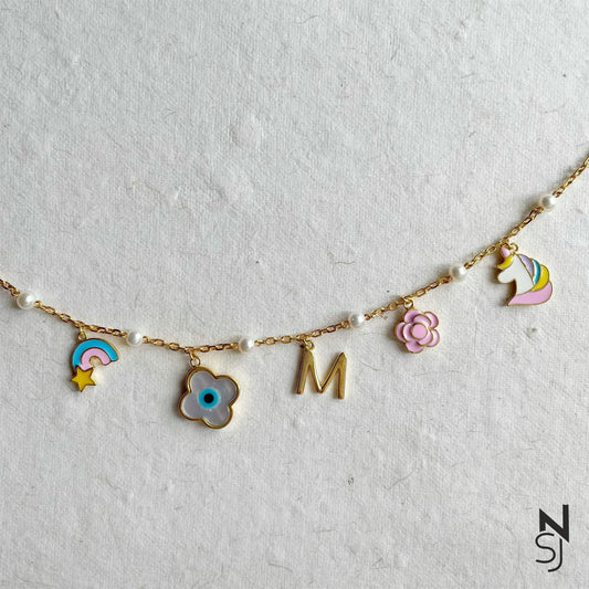 Custom Initial Charm Bracelet