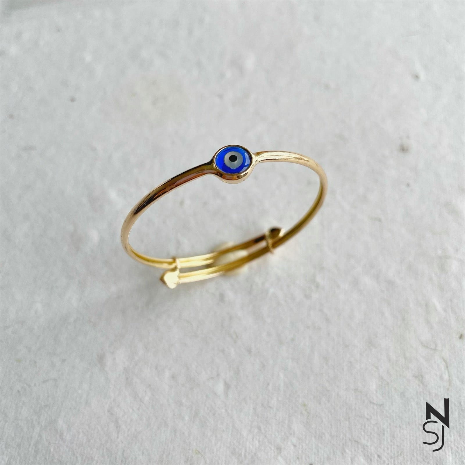 Baby evil eye bracelet on sale gold